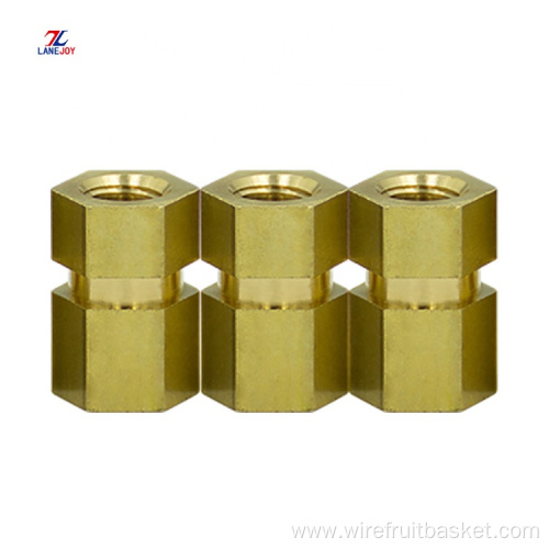 Cold Forming Insert Threading hex head Brass Nut